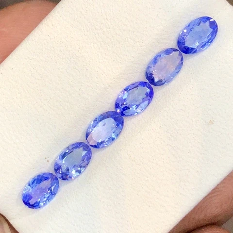 6pcs Natural Tanzanite 2ct 257