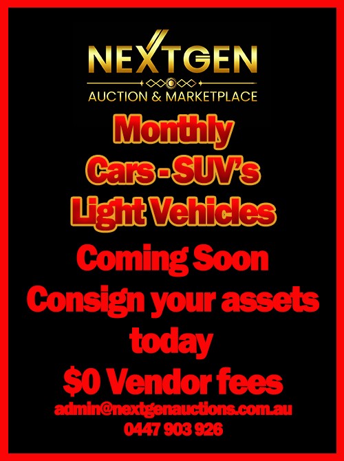 Monthly Cars and Light Vehicle Auction July