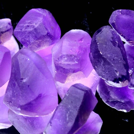 45ct Rough Amethyst parcel