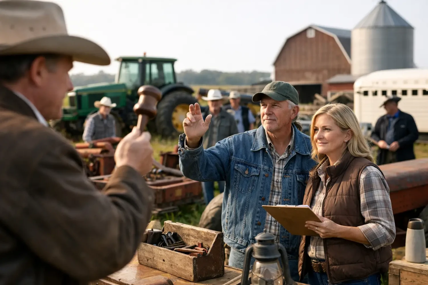 Farm auctions: how to buy and sell well