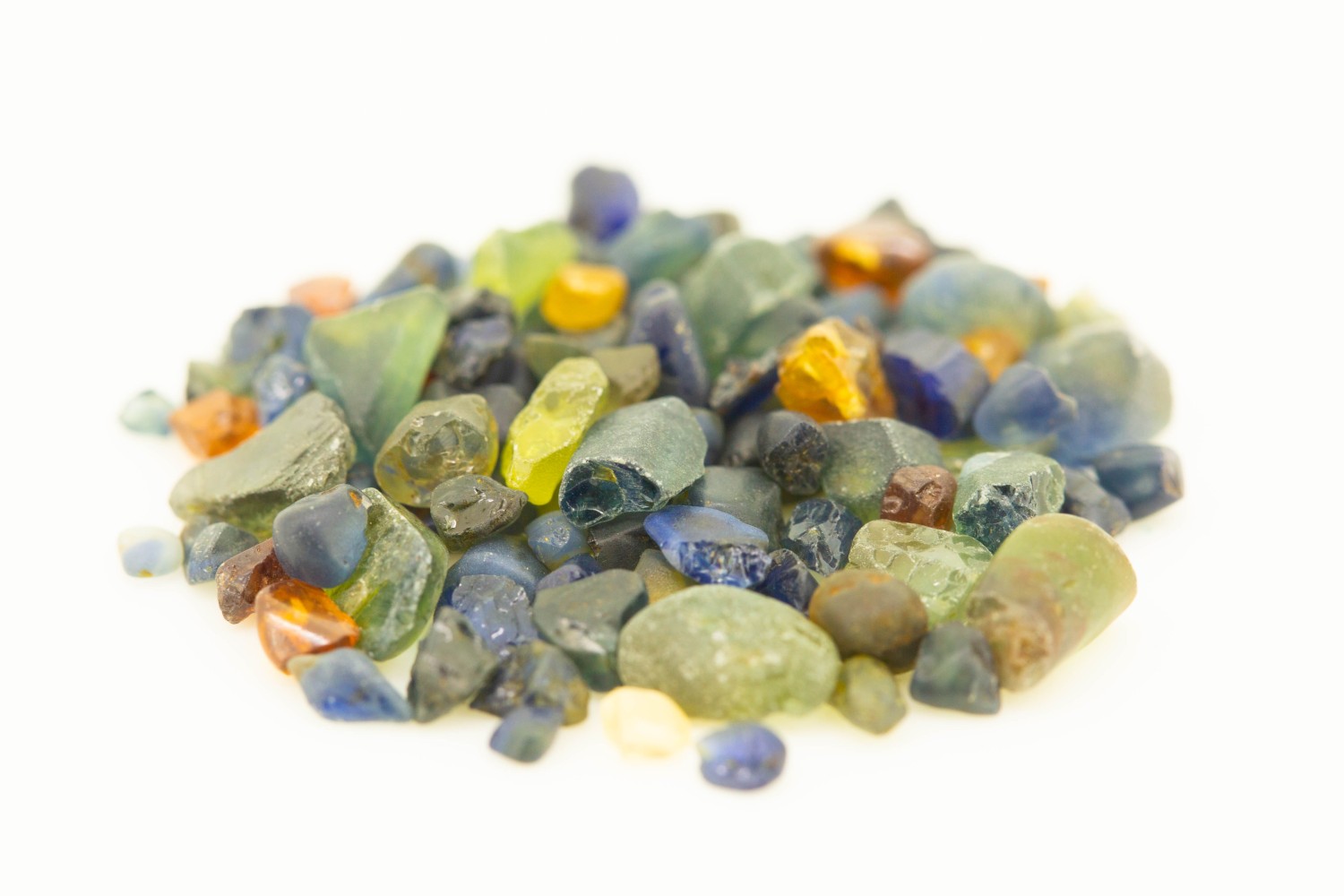 32ct Rough multicolour Sapphire parcel