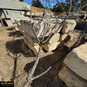 Pack Recycled Limestone Blocks