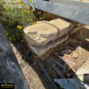Pack Recycled Limestone Blocks