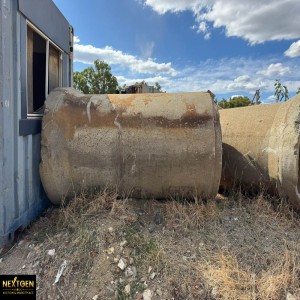 2x Concrete Drainage Pipe Sections
