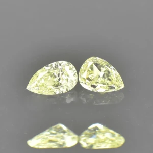 Yellow Pear shape Diamond 246