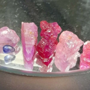 16ct Rough Ruby and Spinel