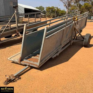 Portable Sheep ramp closed sides