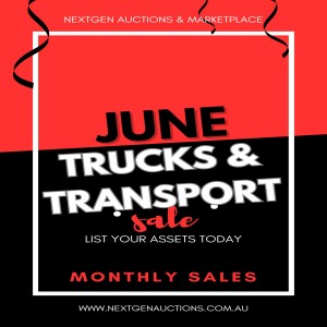 MONTHLY TRUCKS AND TRANSPORT AUCTION