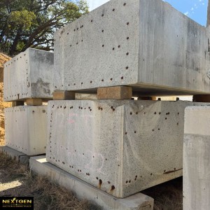 2 x Concrete Blocks