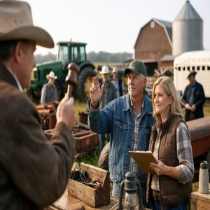 Farm auctions: how to buy and sell well