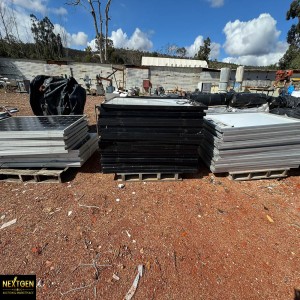 Large stack of 22 Solar Panels 0085