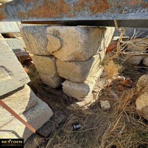 Pack Recycled Limestone Blocks