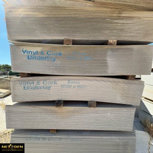 Flooring Vinyl  Cork Underlay packs