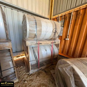 2 x Pallets containing single rolls of plastic see images for more information