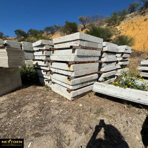 Lot of 10 Square cement slabs