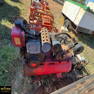 Dieselpowered air compressor