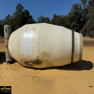 Salvage Agi cement mixer bowl 1