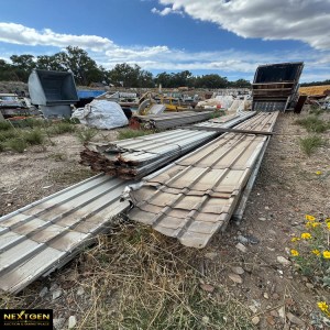 Galvanised Sheets of Corrugated Tin One Lot