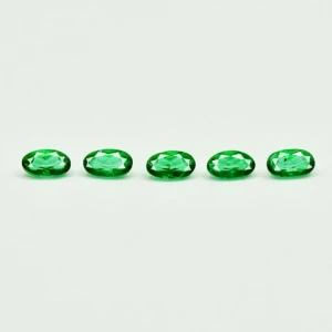1ct Green Topaz 5pcs 234
