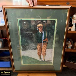 Framed Glen Green Golf Print collection
