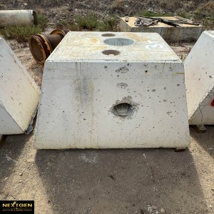 3 Ton concrete block