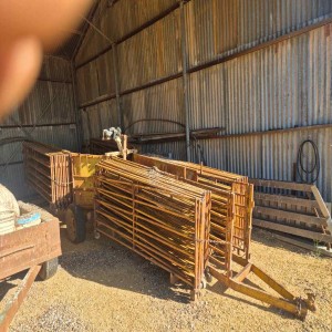Portable sheep yards Yellow