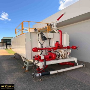 Slipon Water Cart The complete tank and frame assembly designed to convert a standard tipper truck into a water truck