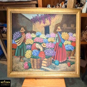 Framed Floral Painting ZEA96