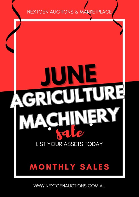 AGRICULTURE AND FARMING ONLINE AUCTION AUSTRALIA WIDE